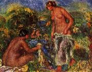 Pierre-Auguste Renoir Badende Frauen painting